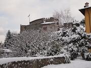 Castello Gorizia con neve